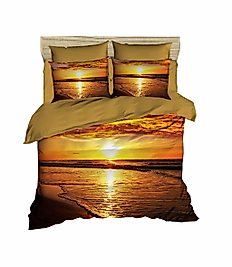 Çift Kişilik 3 Boyutlu 4 Parça Pamuk Saten 3D Nevresim Takımı