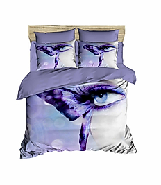 Çift Kişilik 3 Boyutlu 4 Parça Pamuk Saten 3D Nevresim Takımı